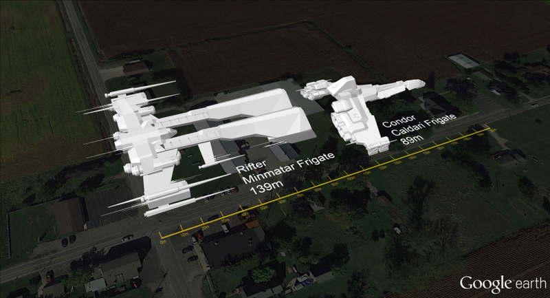 Illustration for article titled Eve Online Ships, Compared To The Real World